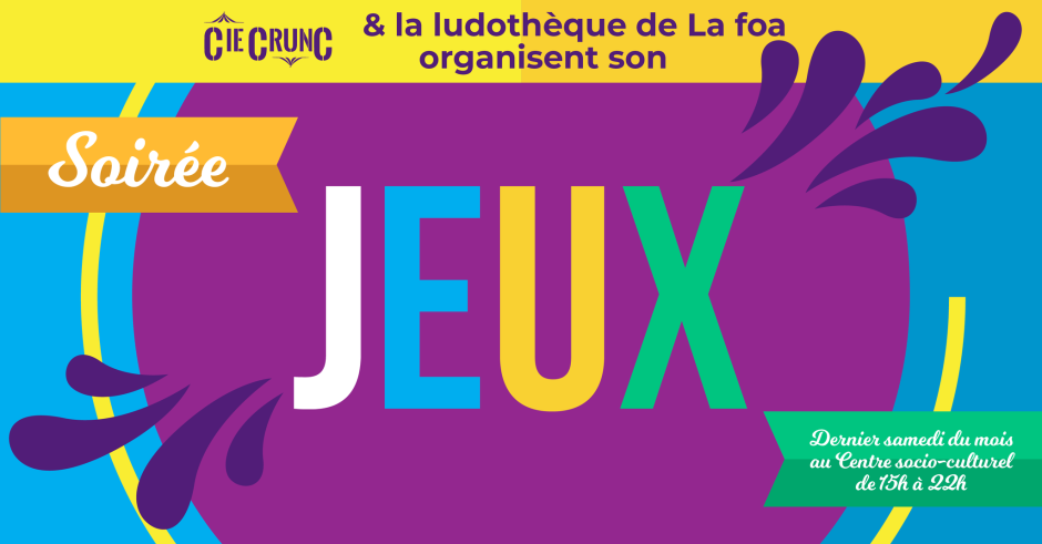 soirée jeu la foa