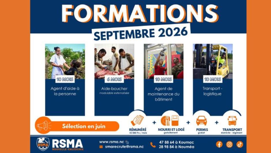 rsma - formation septembre 2026