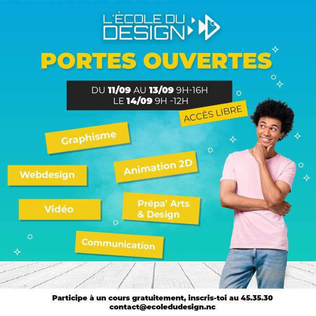 portes ouvertes ecoles du Design